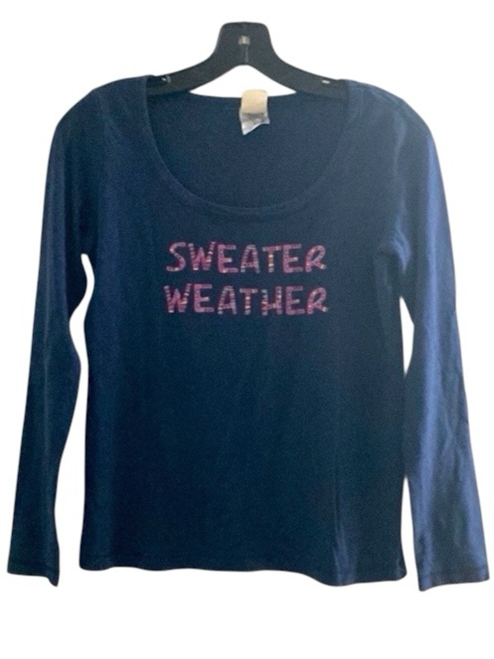 NITE NITE Munki Munki “Sweater Weather” Sleep Shirt Tee  Sz S Blue